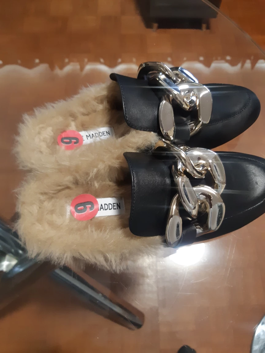Steve Madden Black Fur Mules - photo 3