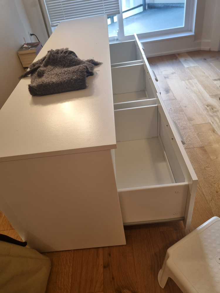 IKEA Besta TV stand with shelves and drawers - photo 2