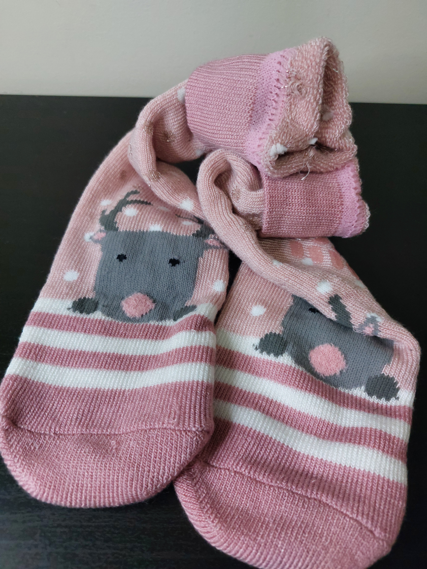 Reindeer Grippy Socks - photo 4