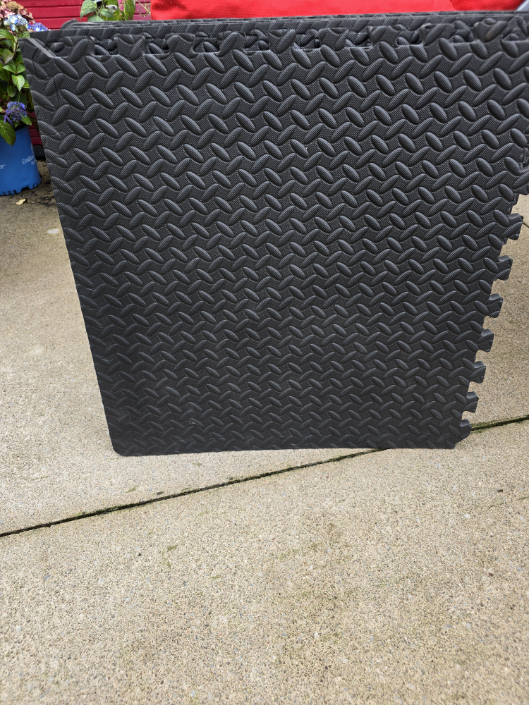 Interlocking Exercise Mats, Set of 6, 3/4" thick - photo 3
