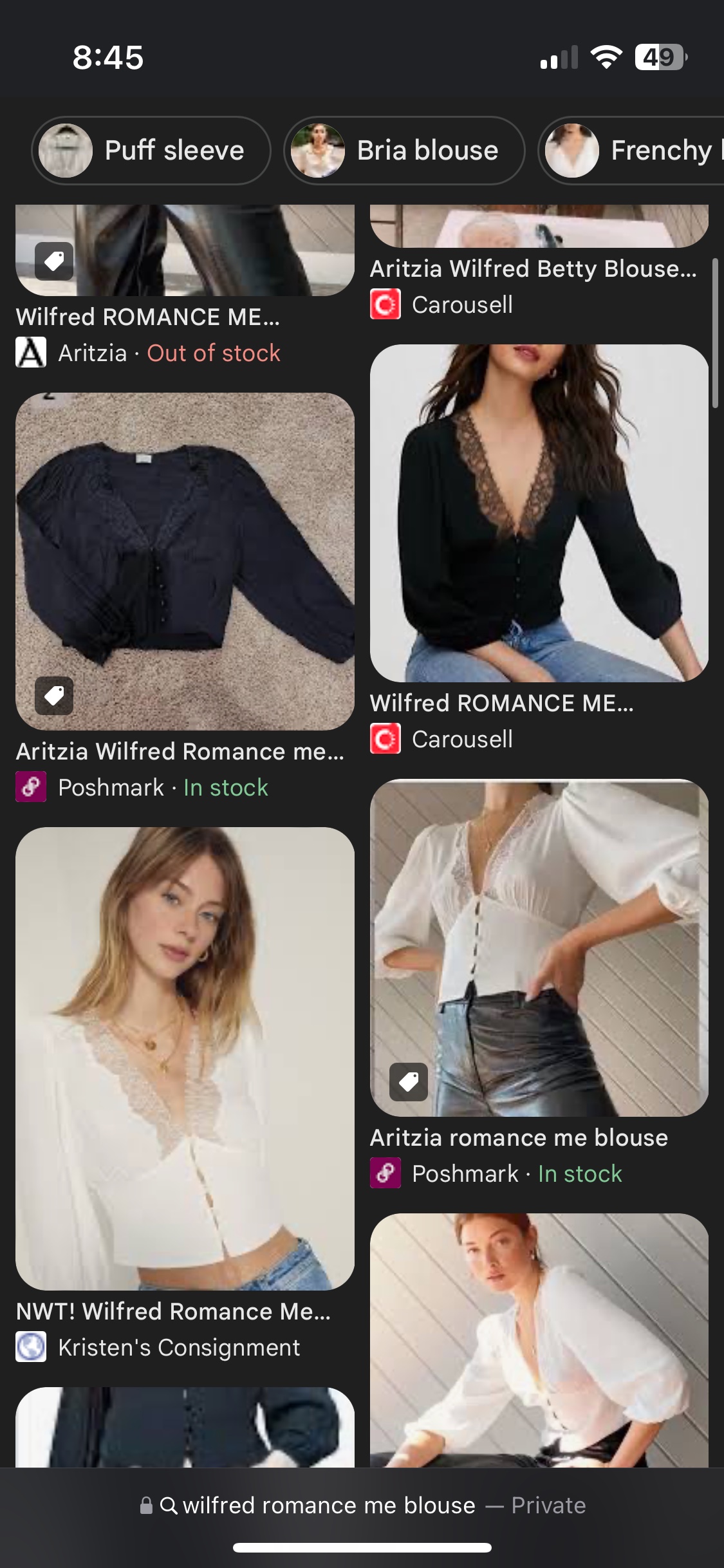 MOVING SALE- Aritzia Wilfred Romance Me Blouse - photo 4