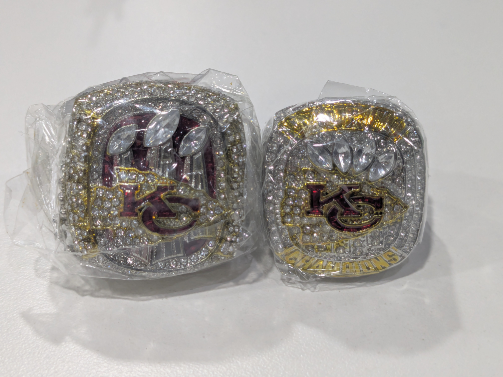 KC Chiefs Superbowl rings