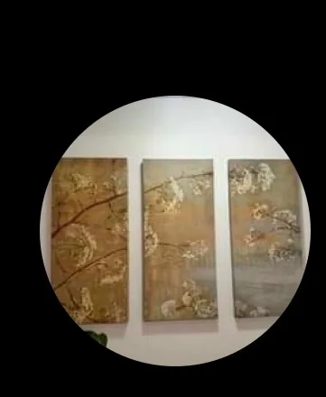 Set of 3 Floral Canvas Wall Art thumbnail