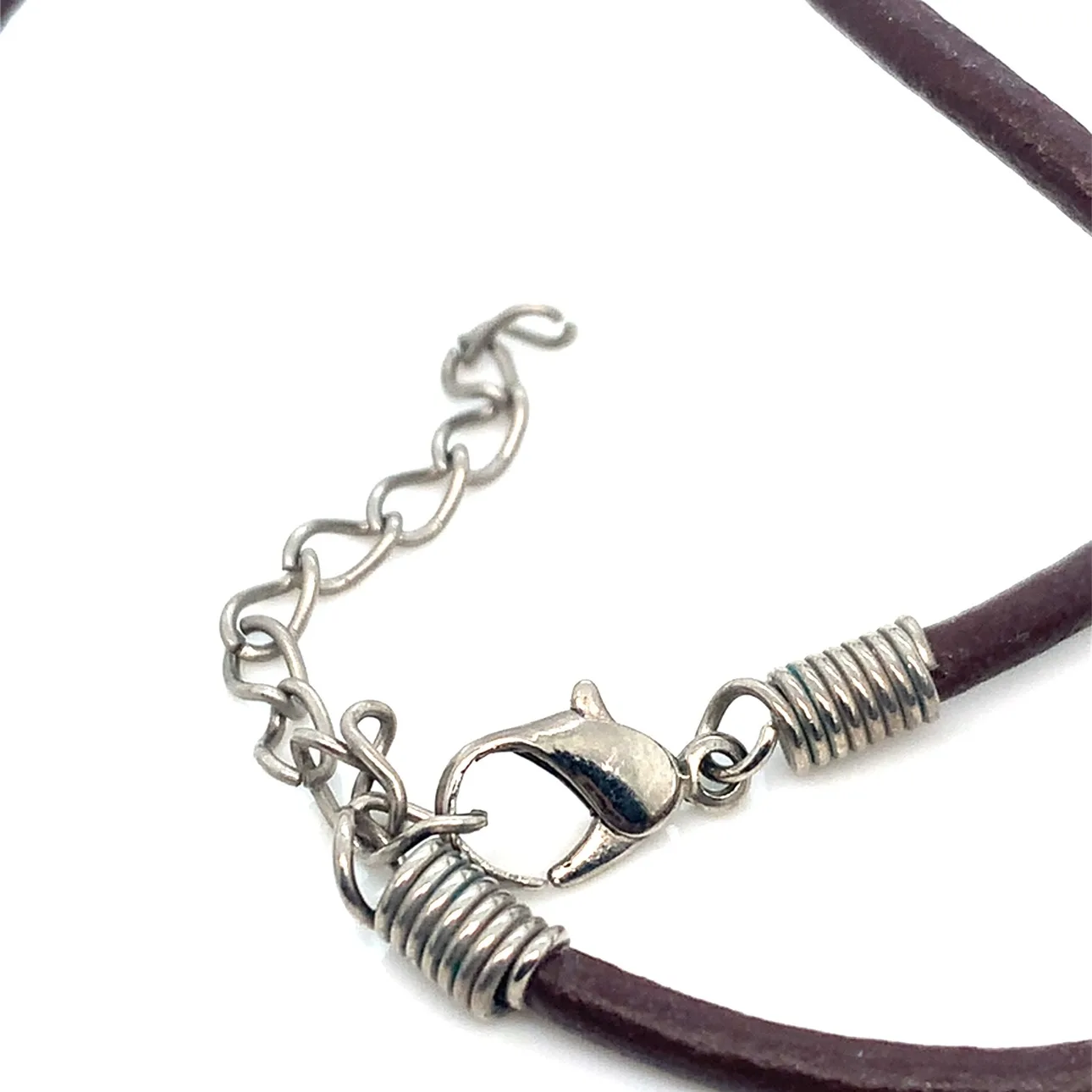 XL Silver Teardrop Turquoise Pendant Necklace image indicator(10)