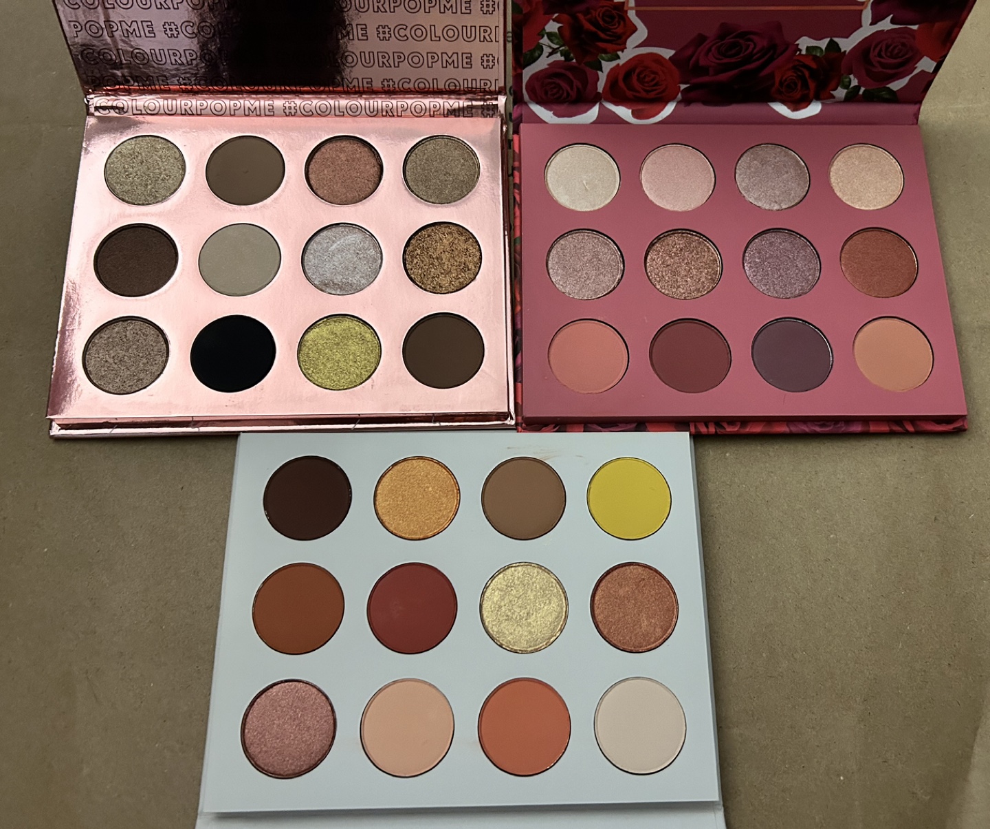 ColourPop Eyeshadow Palettes - 3 Palettes