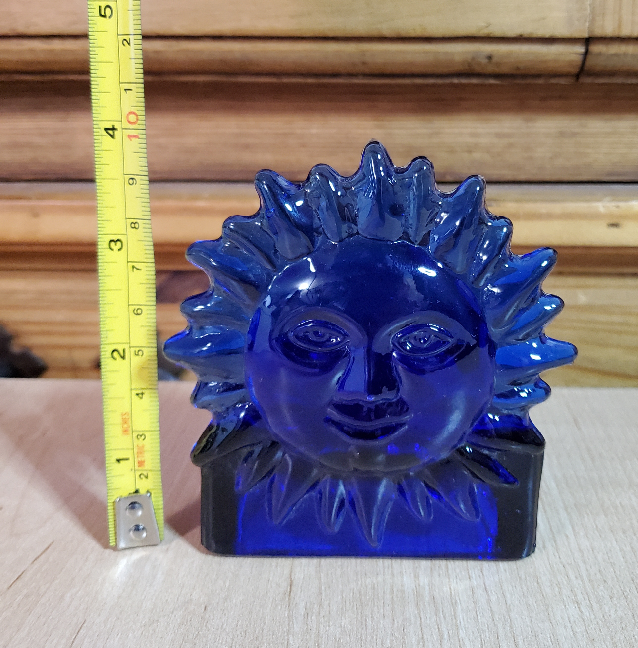 Cobalt Blue Candle Holder