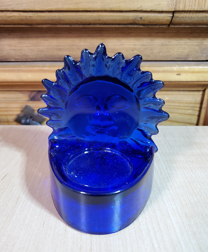 Cobalt Blue Candle Holder - photo 2