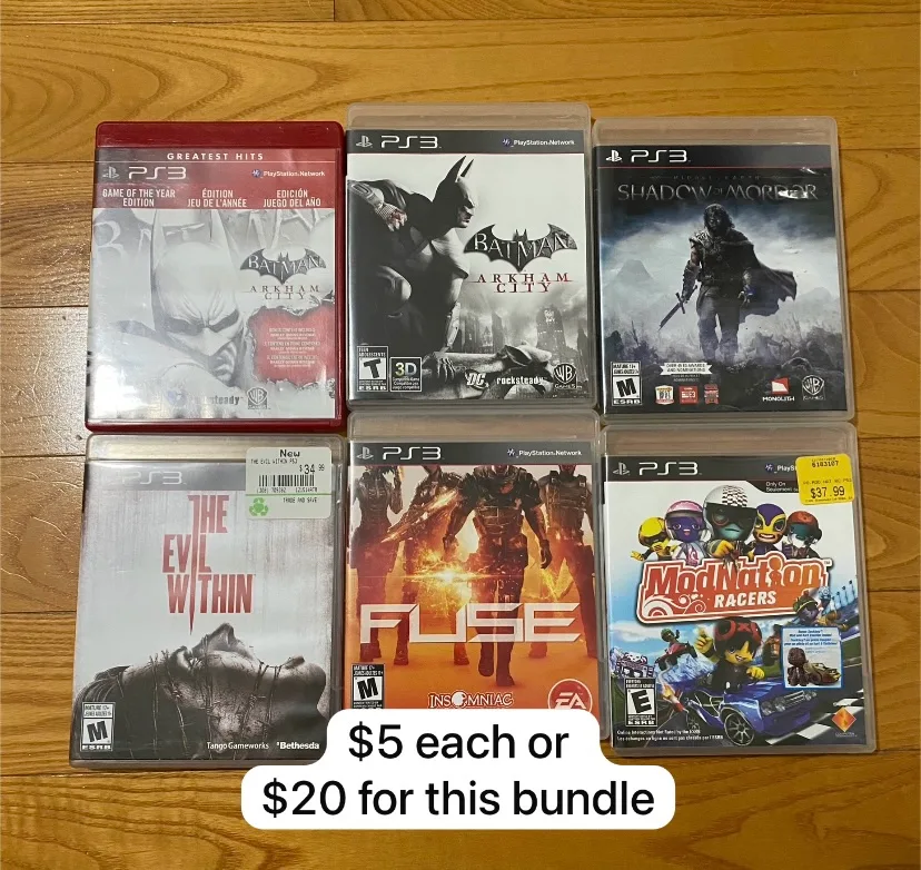 PS3 Games - $15 for all image indicator(2)
