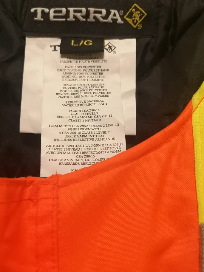 Terra Workwear Insulated Bib Overall and jacket image indicator(4)