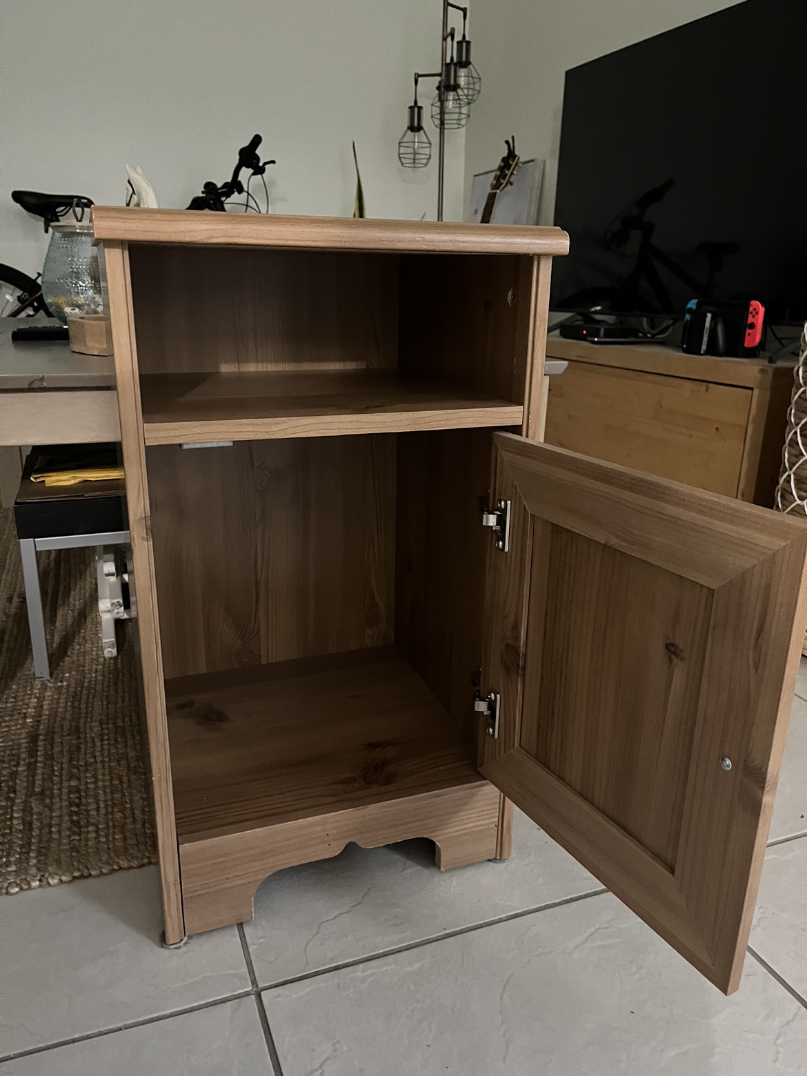 Wooden Nightstand - photo 2