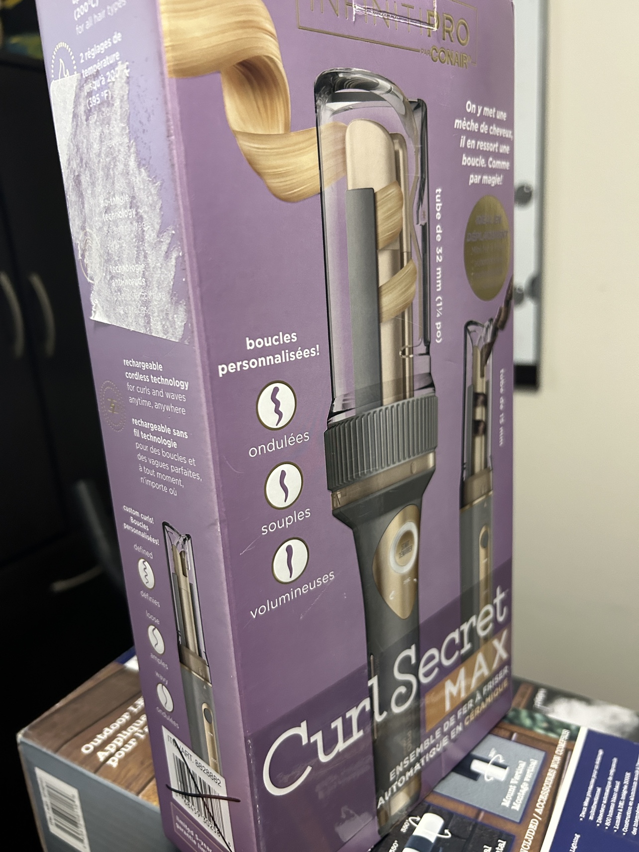 Conair InfinitiPro Curl Secret Max Ceramic Auto Curler 2pc Set - photo 3