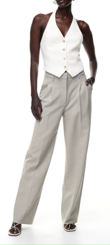 Aritzia Effortless Pants (Light Greyish)