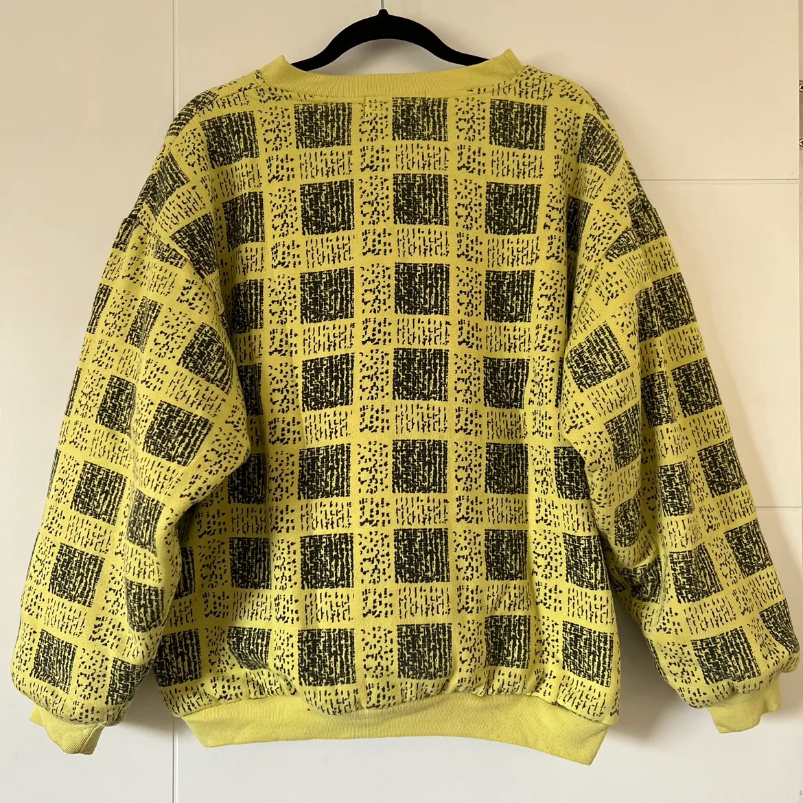 Vintage Yellow Checkered Sweatshirt image indicator(2)