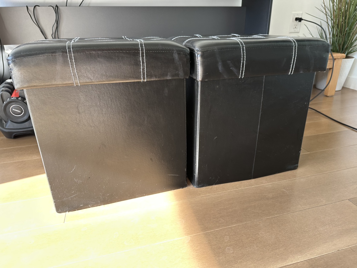2 Storage Ottomans - photo 2