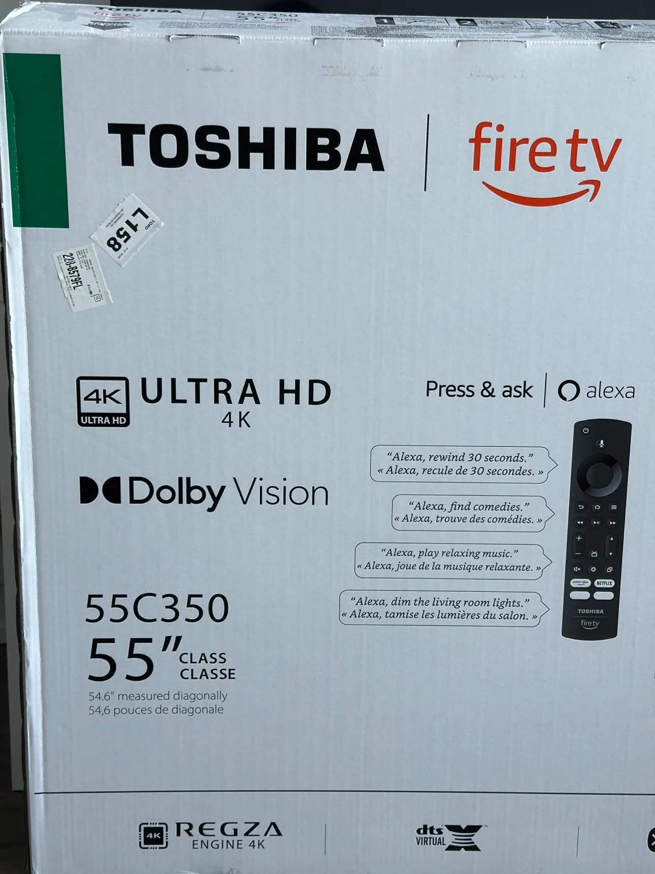 Toshiba 55" 4K UHD Fire TV (Smart TV) image indicator(10)