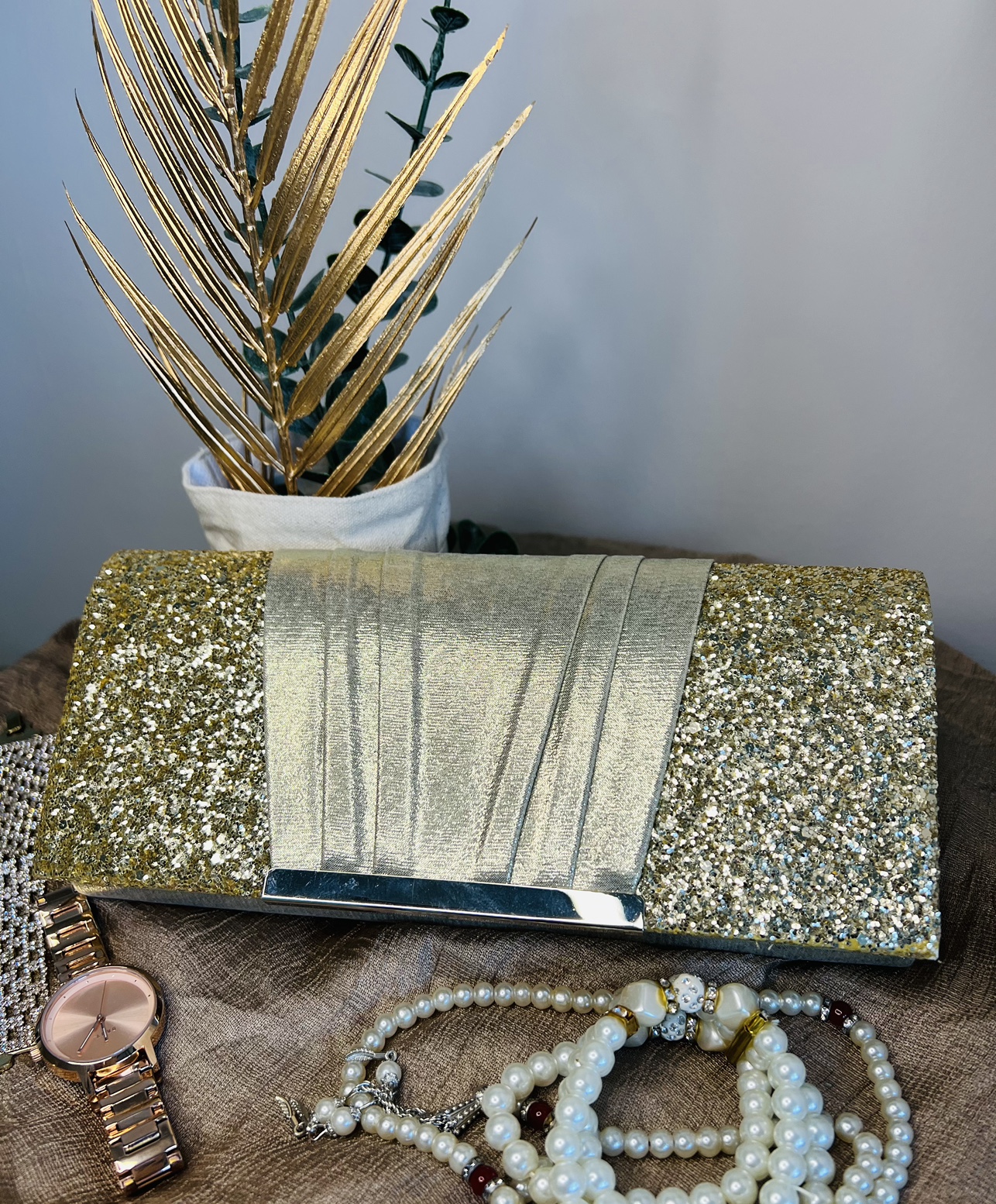 Gold Clutch