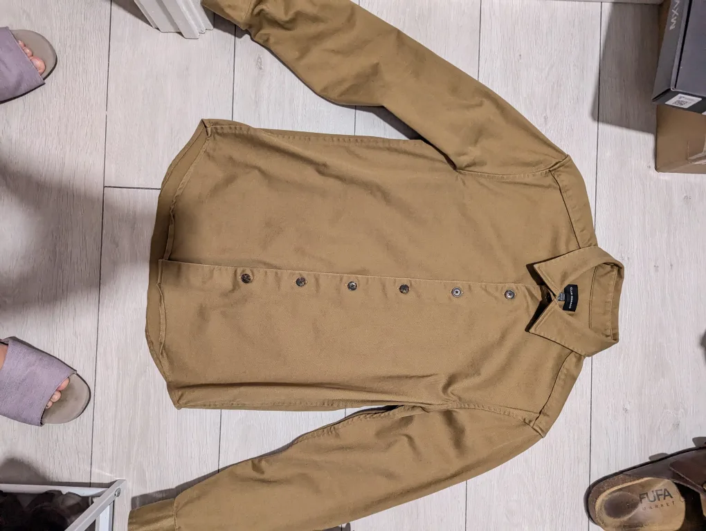 club Monaco khaki shirt - size xs thumbnail