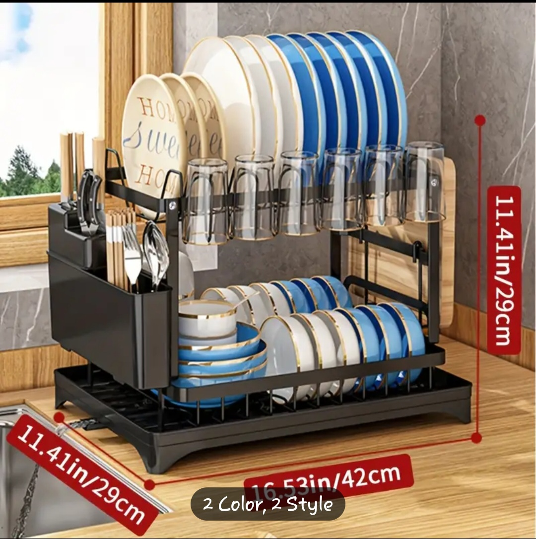 2 tier dish rack - photo 2