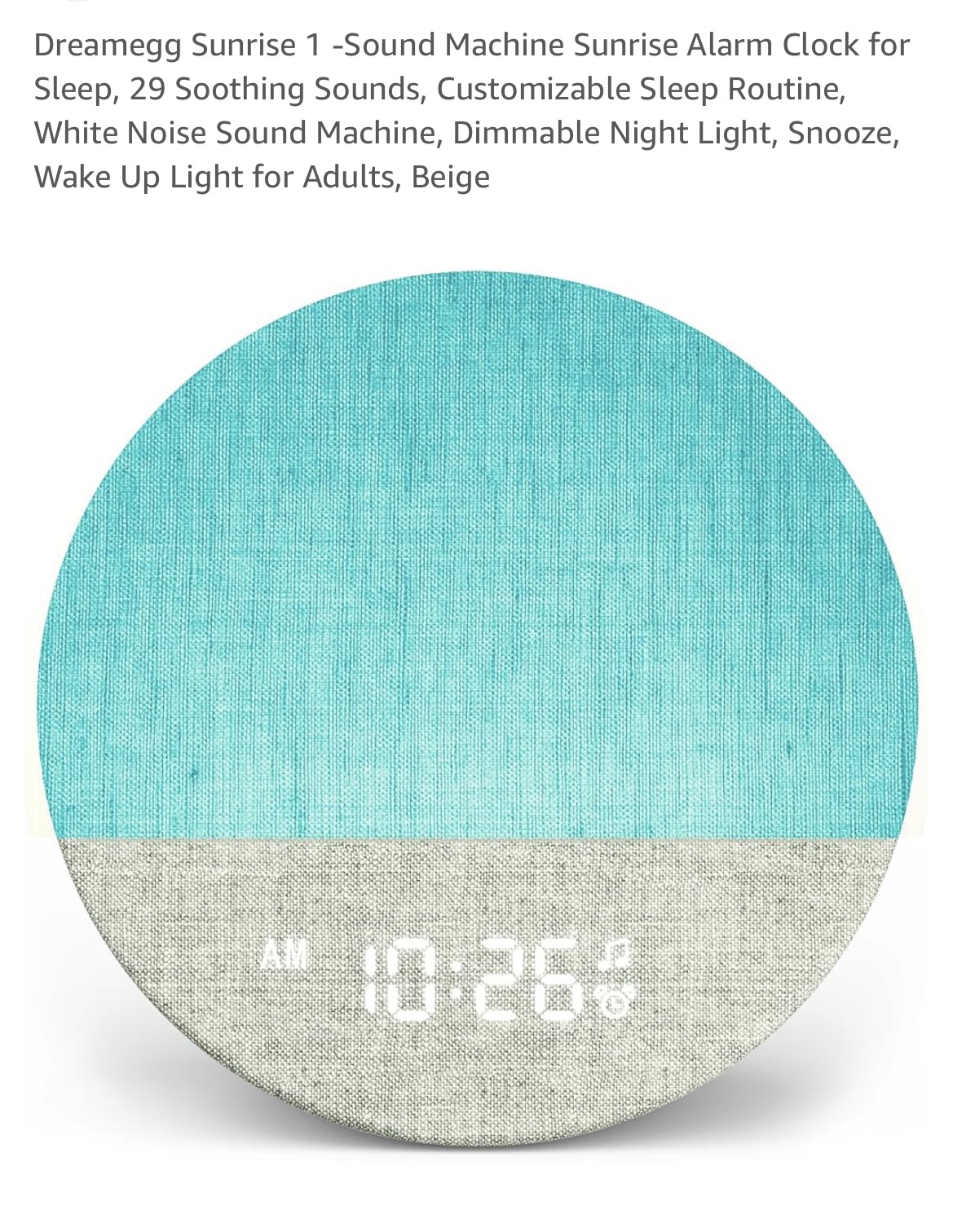 Sunrise Alarm Clock