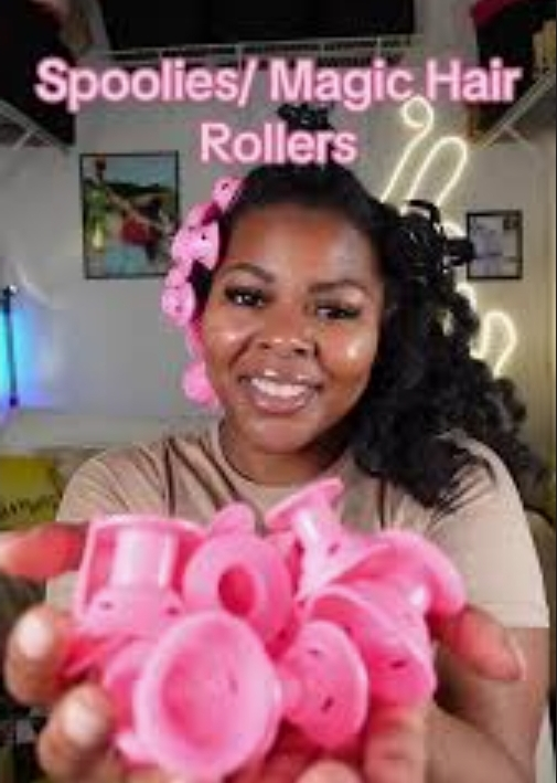 Pink Spoolies/Magic Hair Rollers - photo 2