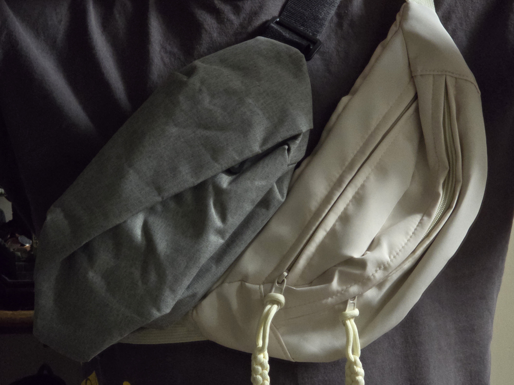 two new belt bags
