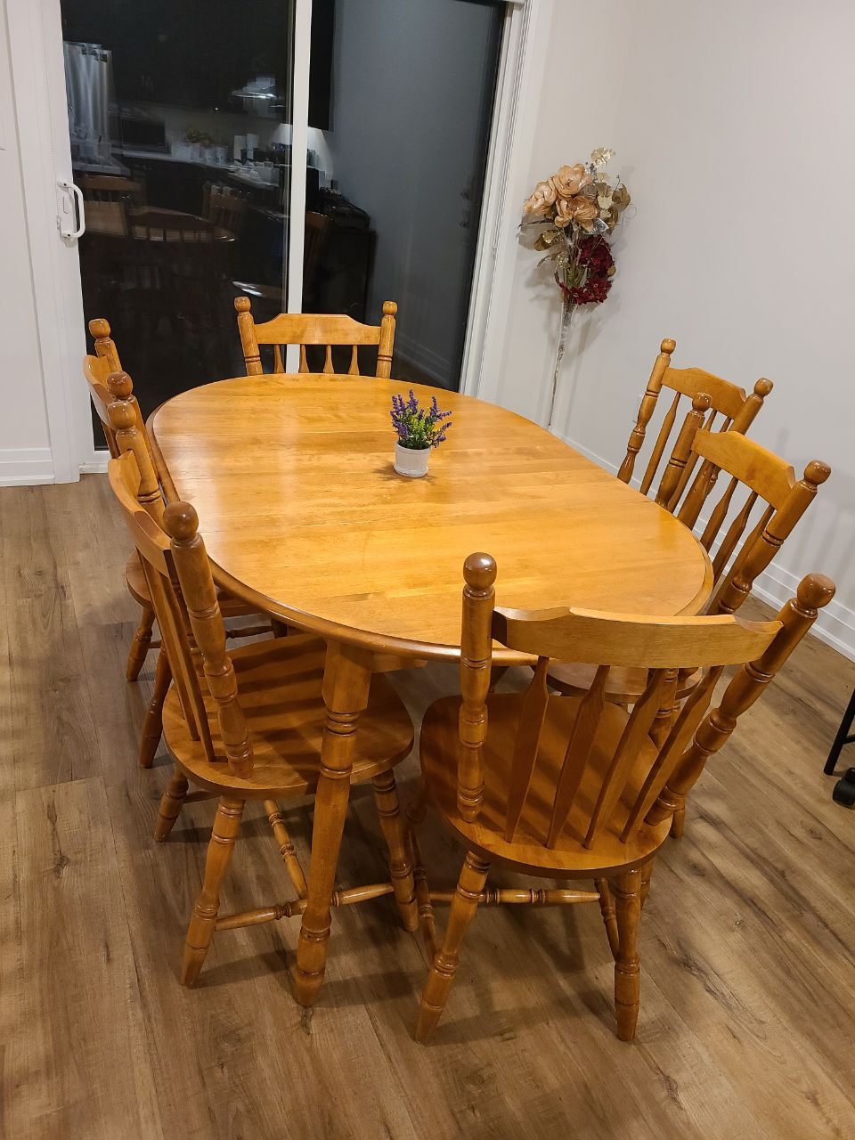 Solid Wood Dining Set - photo 2