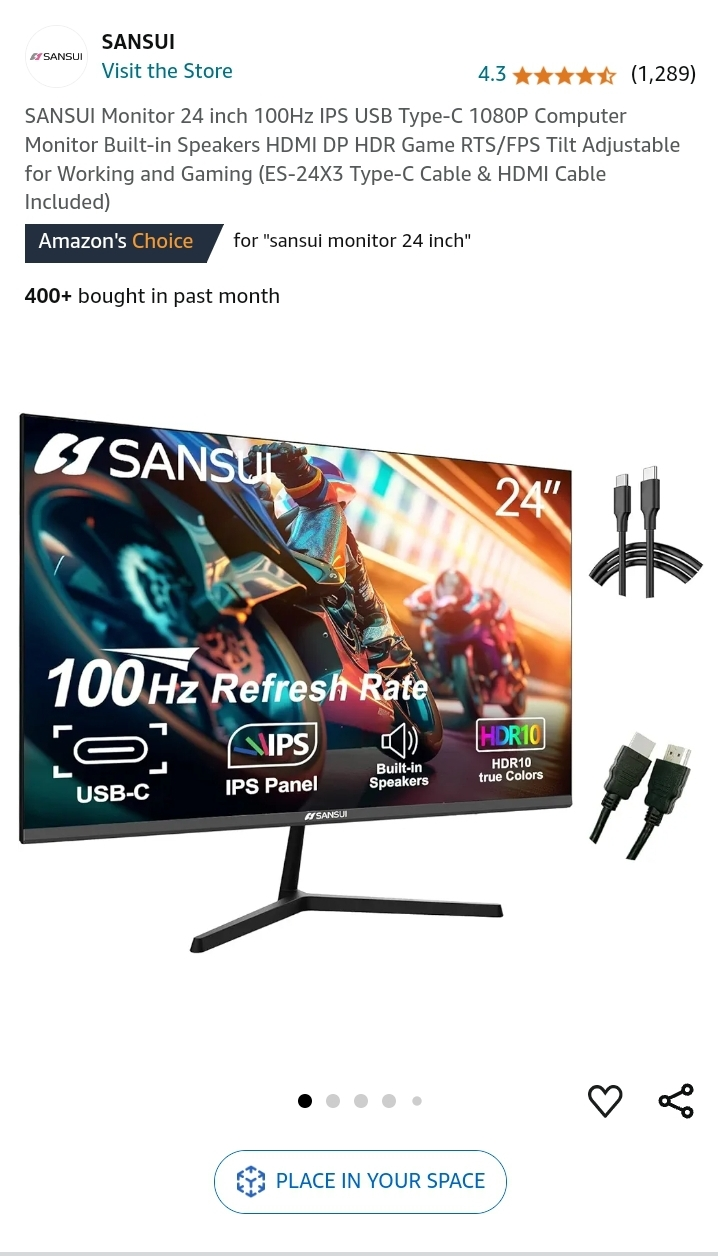 SANSUI 24 Inch FULL HD Monitor - photo 4