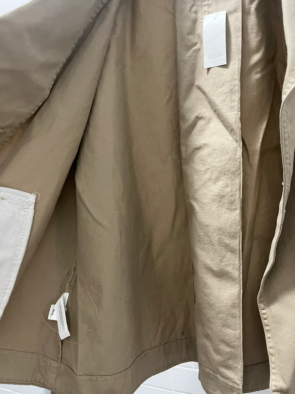 LOFT Double Breasted Jacket Trench image indicator(9)