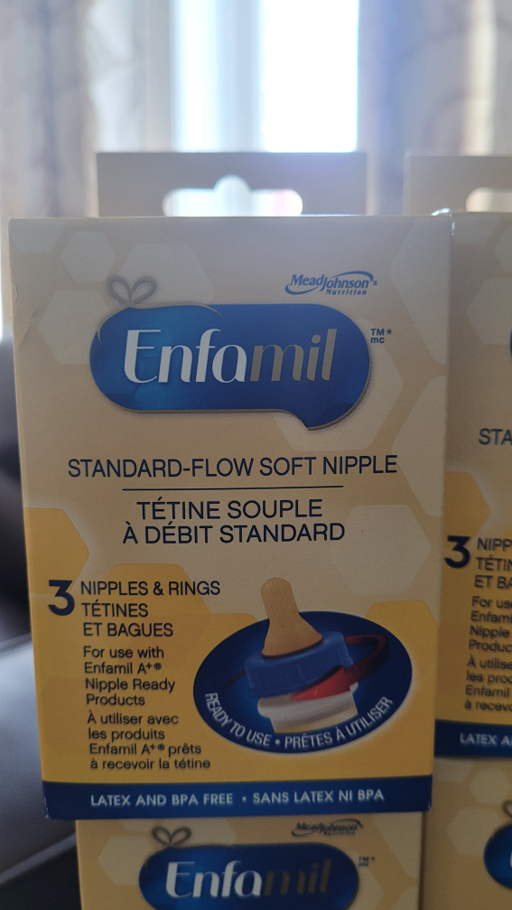 Enfamil standard flow soft nipples