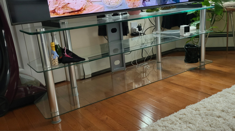 Glass TV Stand - photo 4