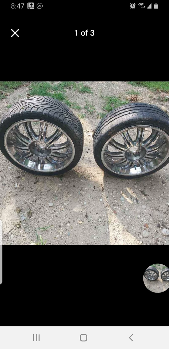 rims with tires .20 inch