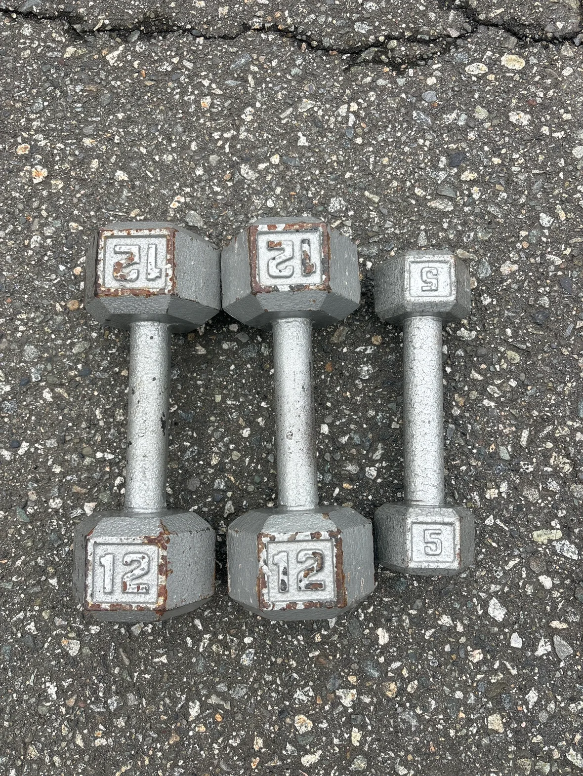 Set of 3 Dumbbells