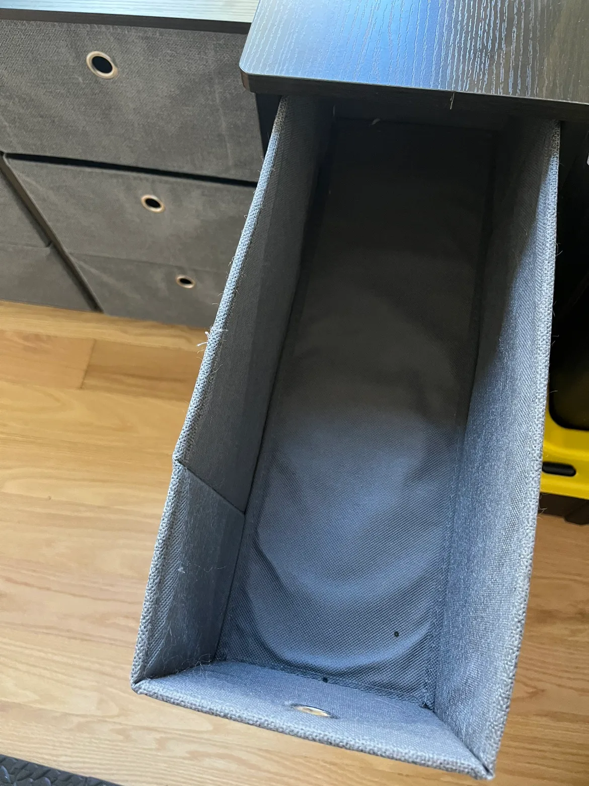 Black Fabric Drawer Dresser image indicator(2)