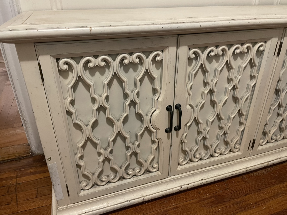 Ivory Arabesque Credenza/Sideboard Cabinet - photo 3