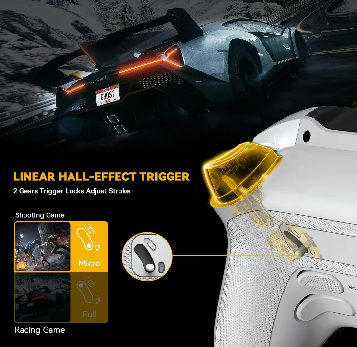 Mamba Wireless Controller for switch, OLED, Windows PC, iOS image indicator(4)