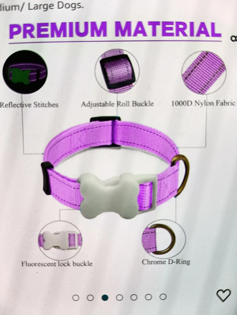 Dog Collar with Quick Release Buckle image indicator(5)