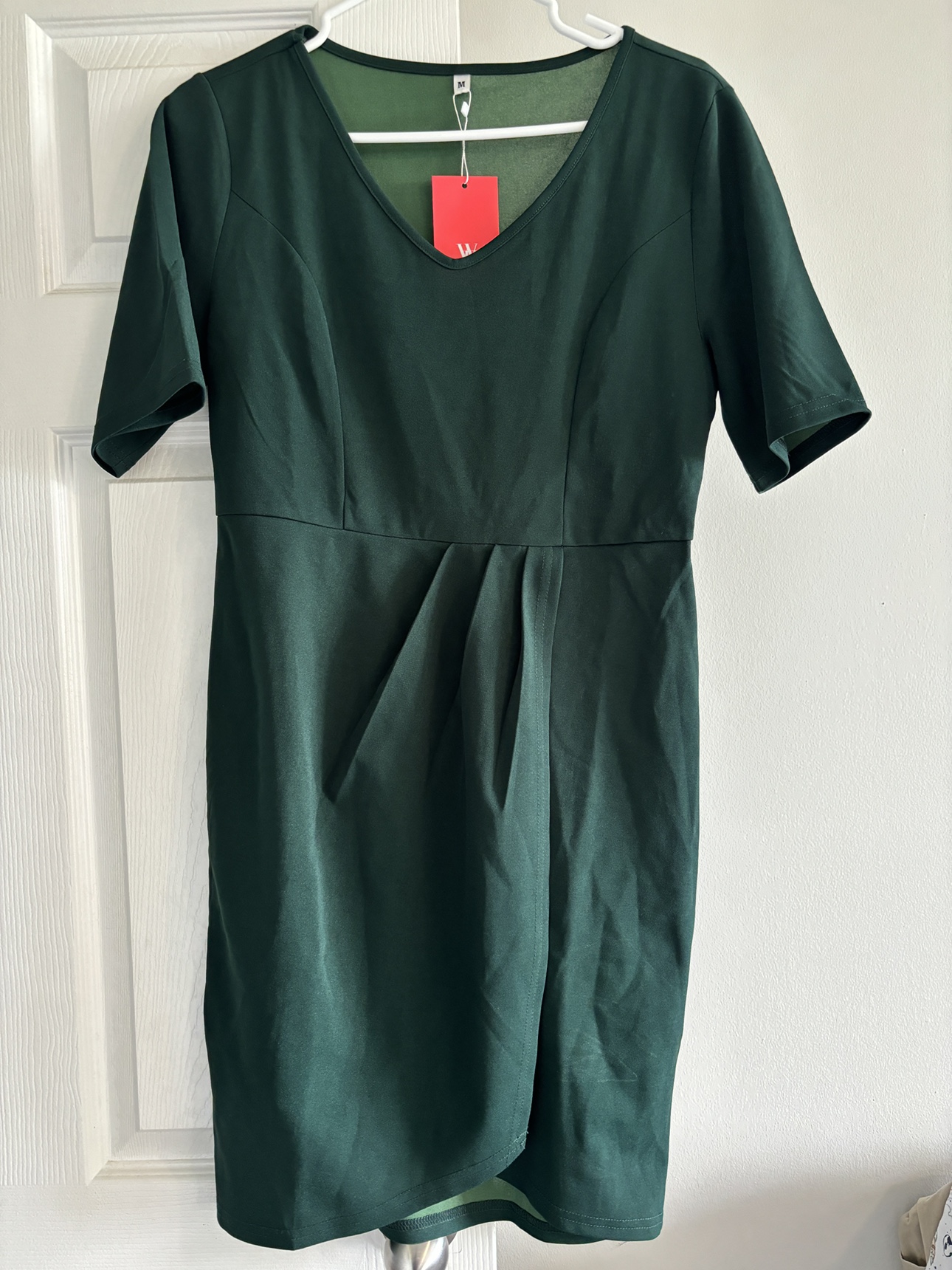 Green Short Sleeve Dress