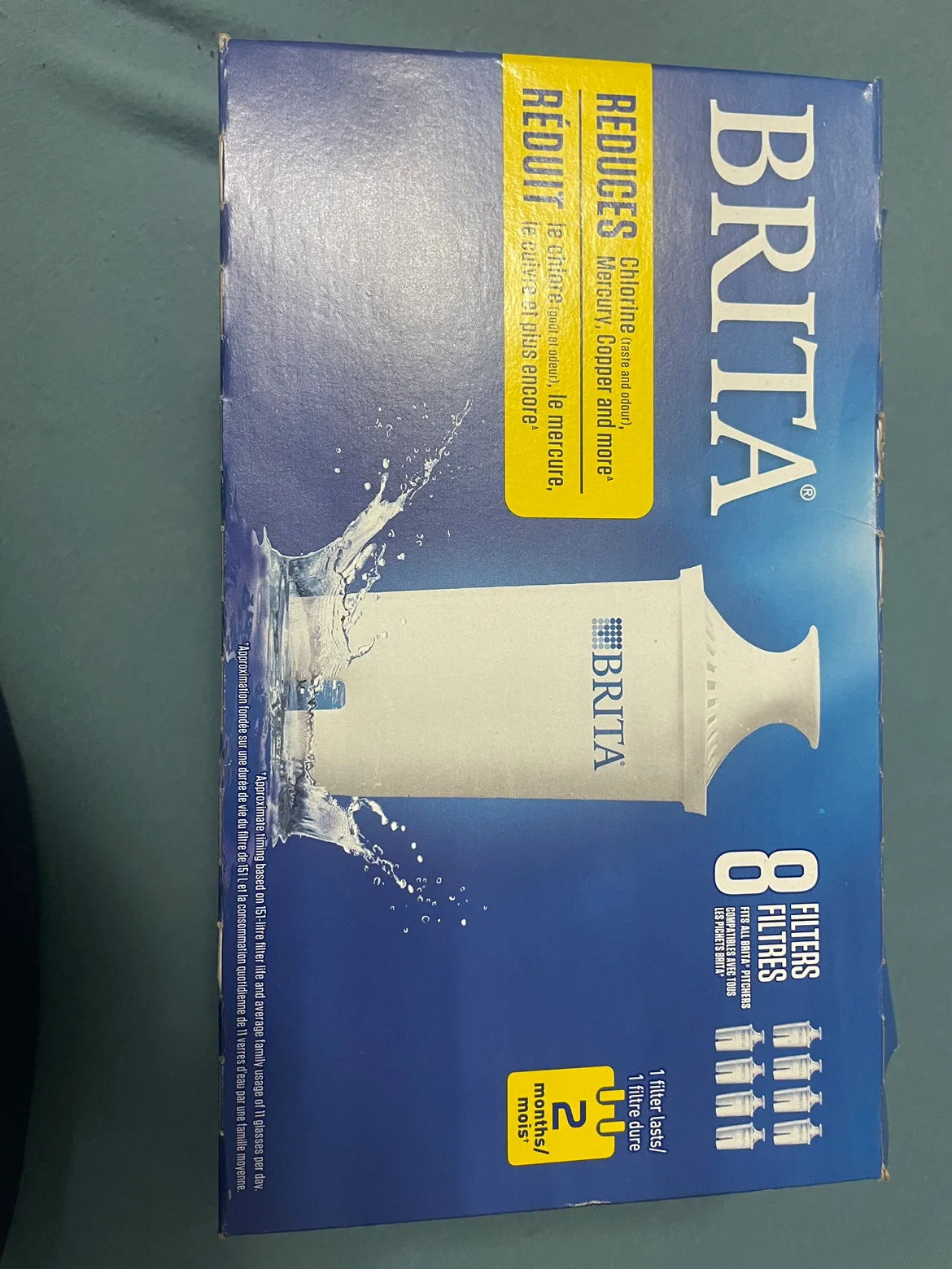 Brita Replacement Filters - NEW pack of 8