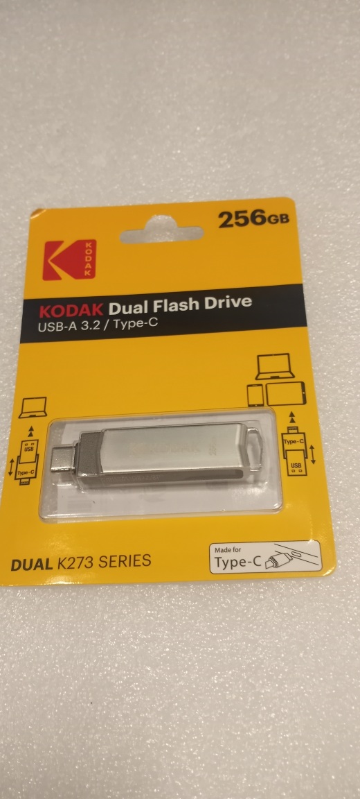 KODAK Dual Flash Drive USB-A 3.2/ Type-C - 256GB