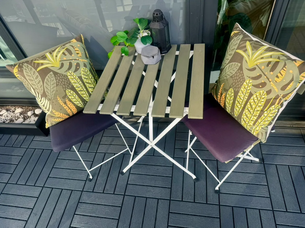 Full balcony patio table set thumbnail
