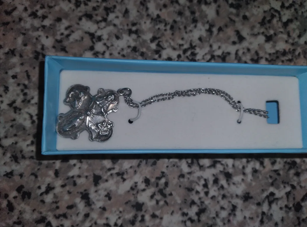 Silver  "I Am A Catholic"  Pendant and  Necklace thumbnail