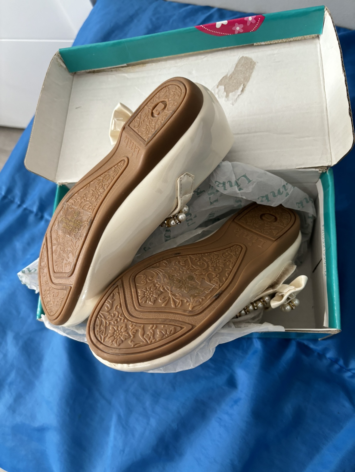 Girls White Dress Shoes Size 12 - photo 4