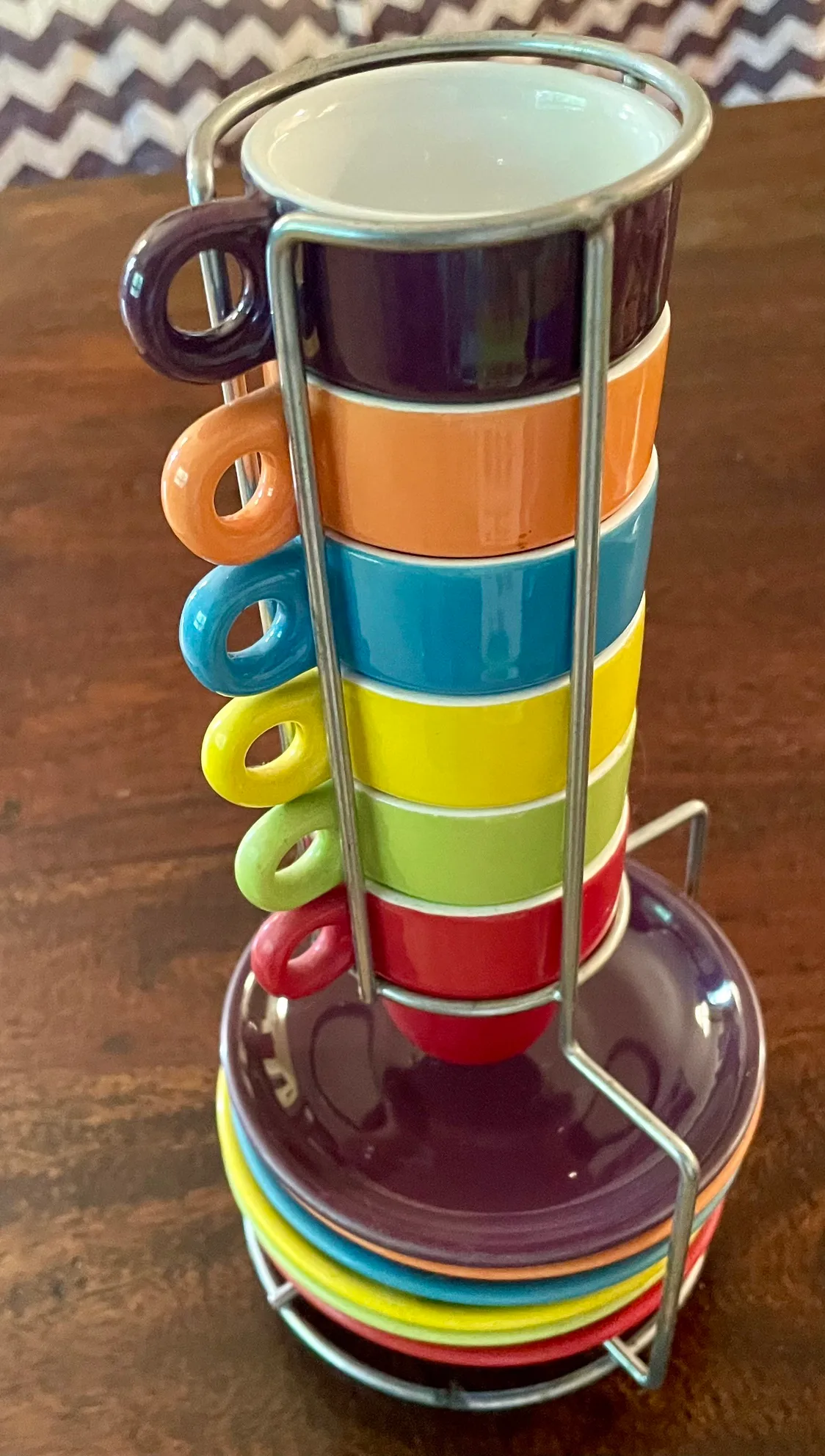 Rainbow espresso cups - set of 6 image indicator(2)