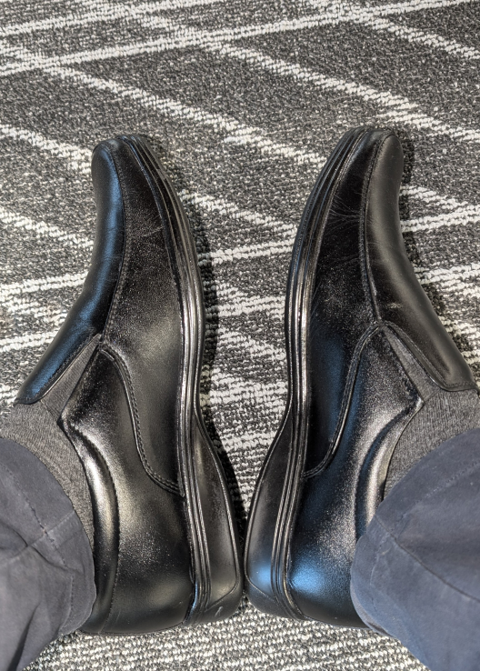 Black Slip-on Shoes for men