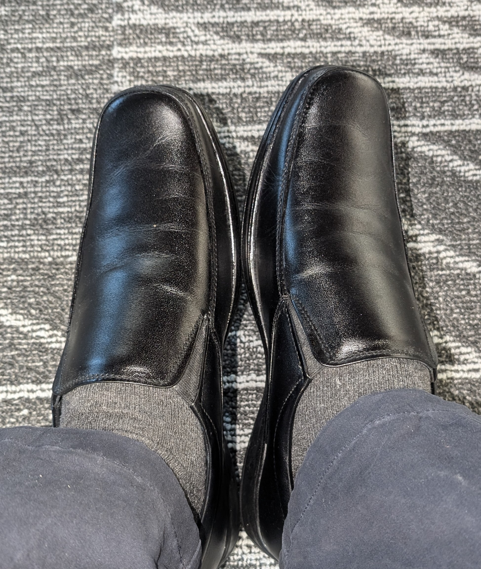 Black Slip-on Shoes for men - photo 2