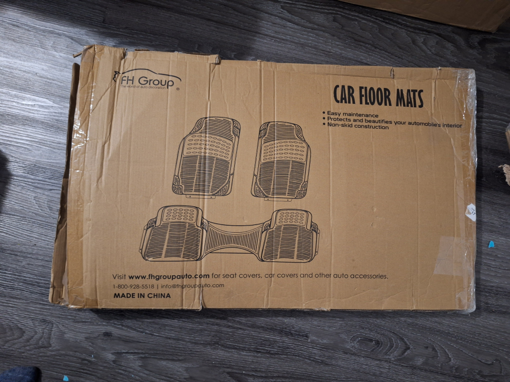 Black Rubber Car Floor Mats - photo 3