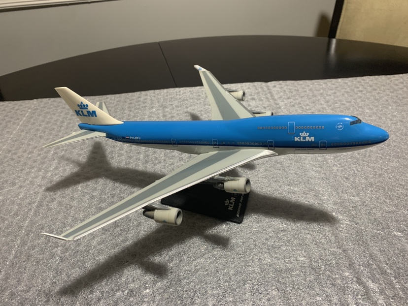 KLM Boeing 747-400 Model Airplane