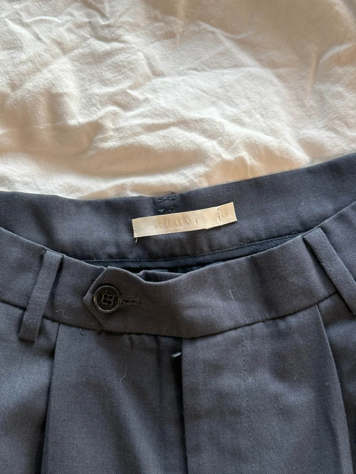 Grey Pleated Trousers image indicator(2)