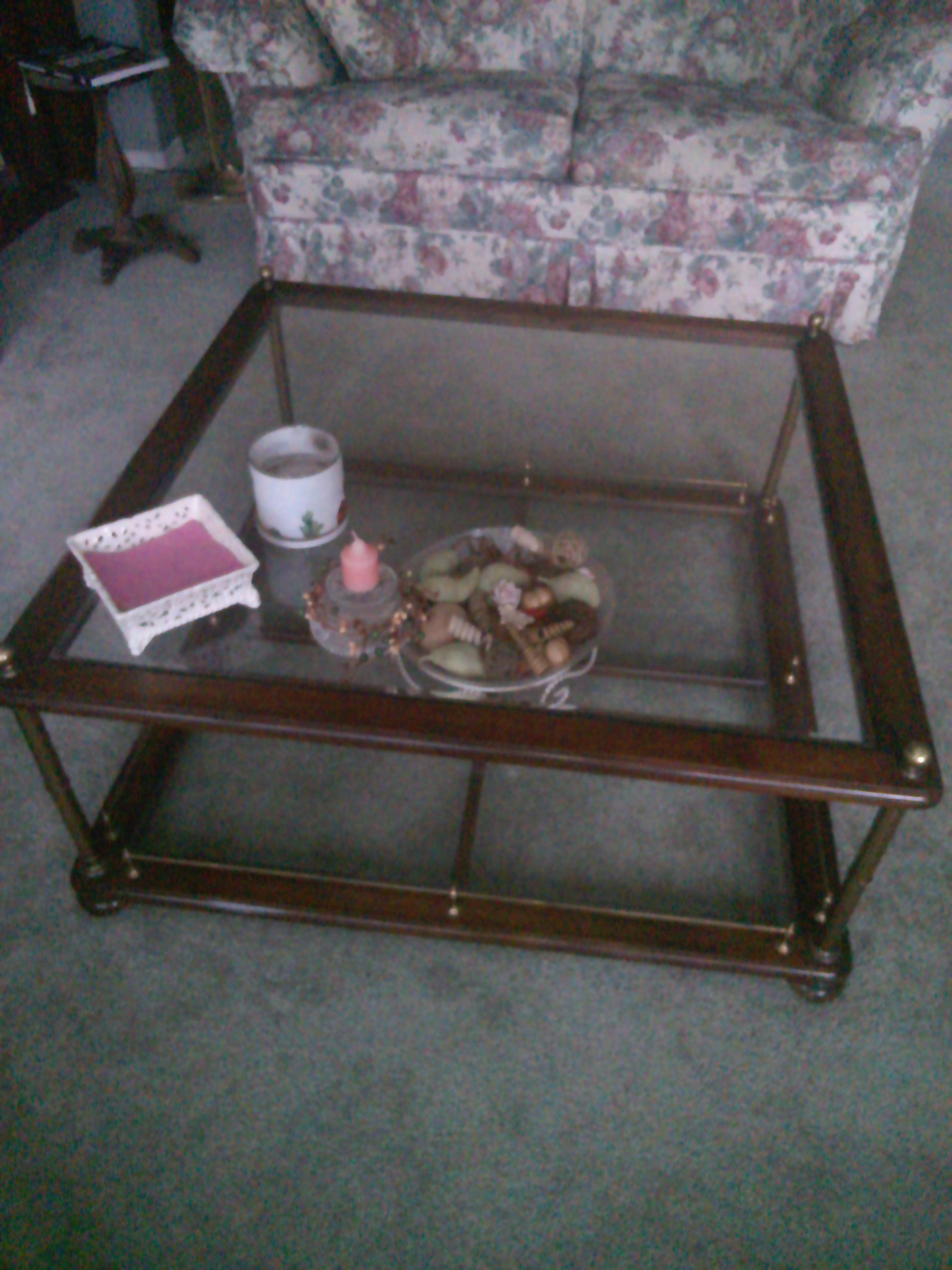 Glass Top Coffee Table - photo 2