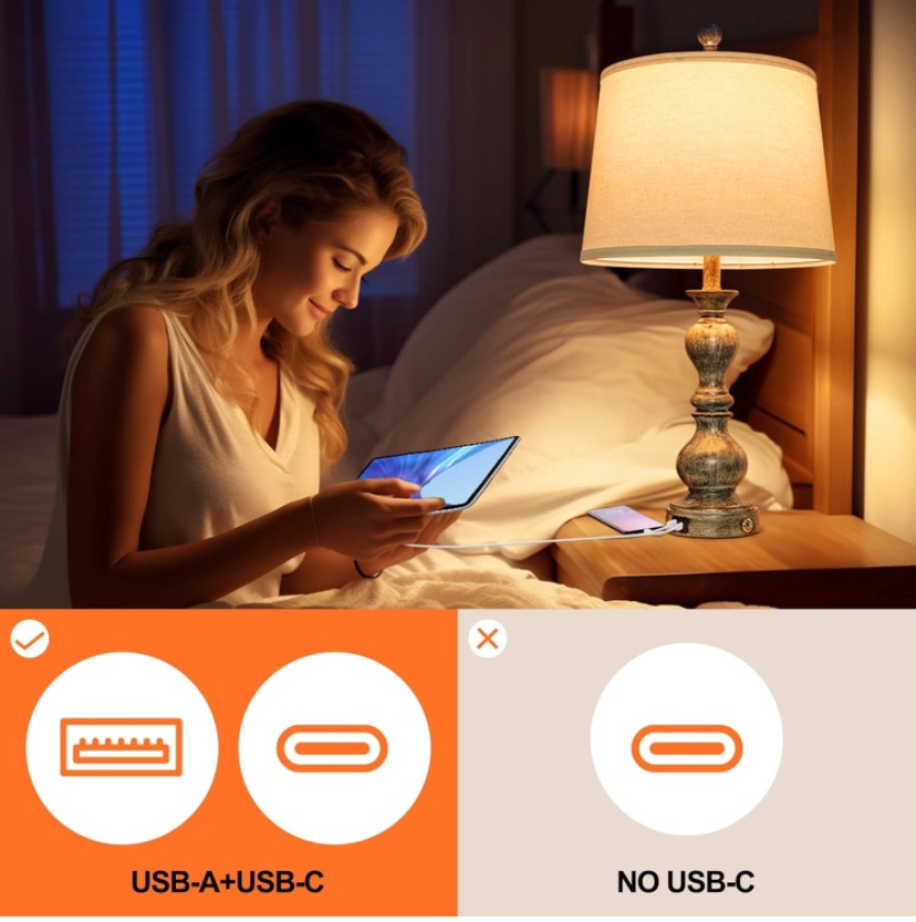 Set of 2 Touch Control Table Lamps - photo 4